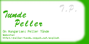 tunde peller business card